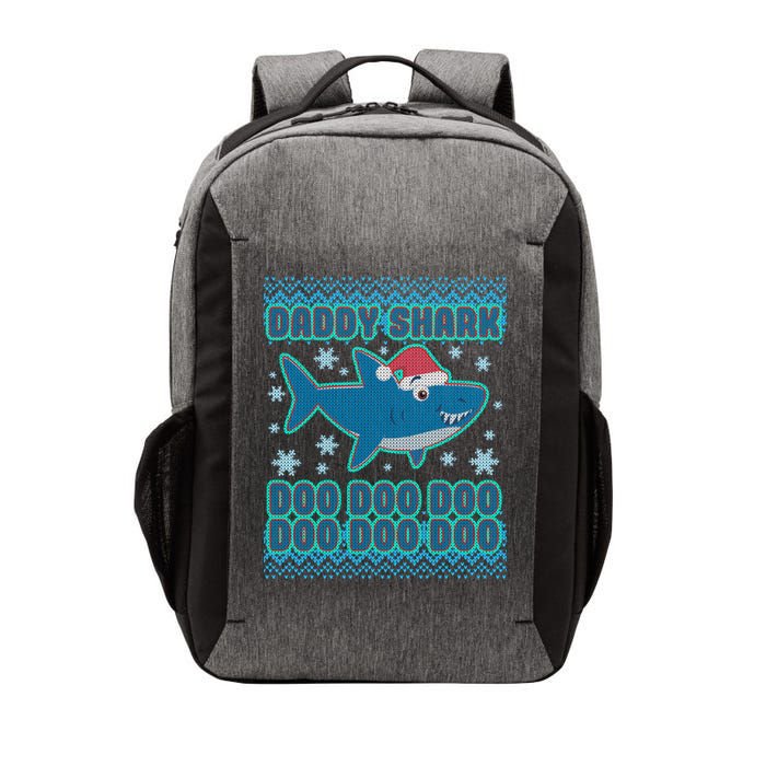 Christmas Daddy Shark Doo Doo Doo Vector Backpack