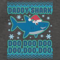 Christmas Daddy Shark Doo Doo Doo Vector Backpack