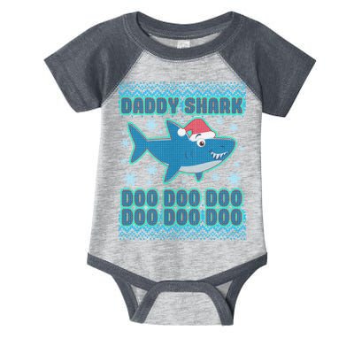 Christmas Daddy Shark Doo Doo Doo Infant Baby Jersey Bodysuit