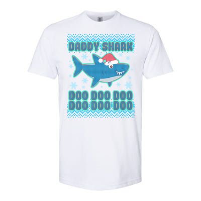 Christmas Daddy Shark Doo Doo Doo Softstyle CVC T-Shirt