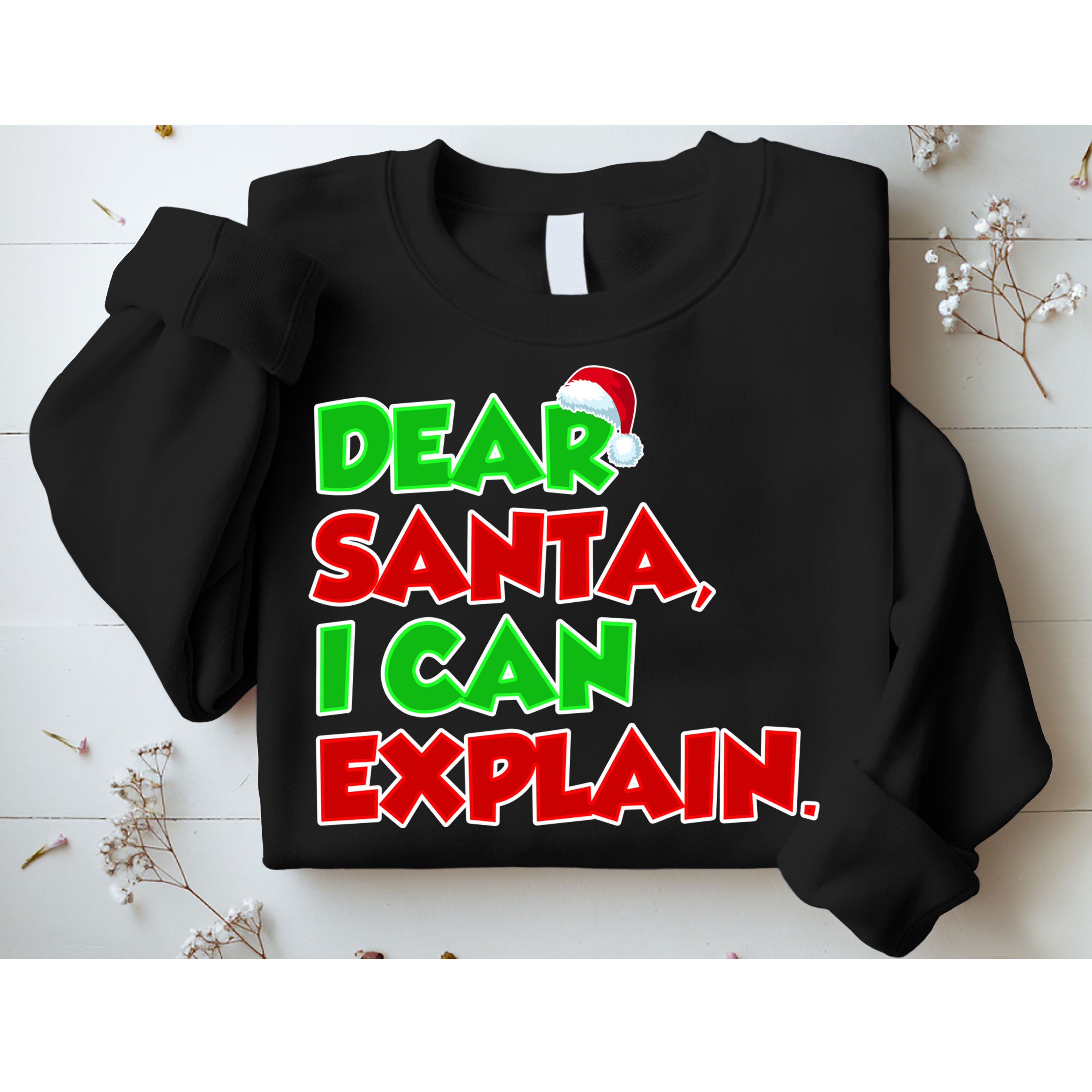 Christmas Dear Santa I Can Explain Sweatshirt