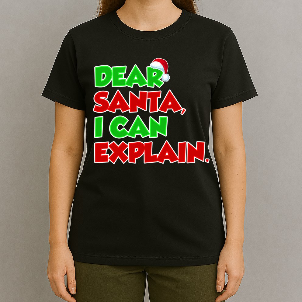 Christmas Dear Santa I Can Explain T-Shirt