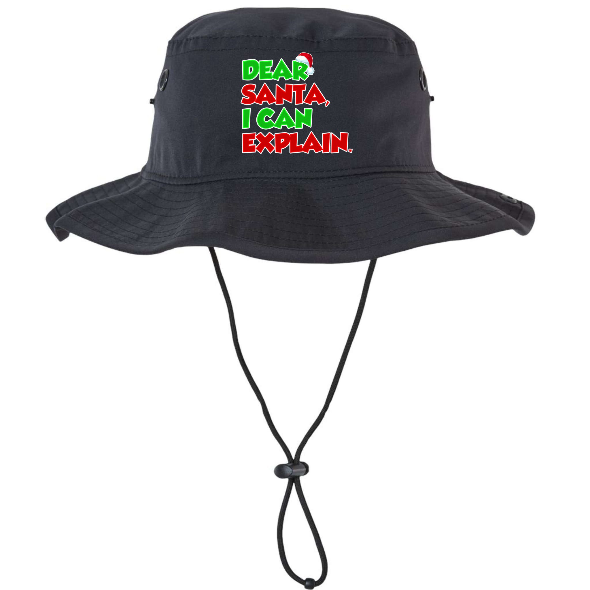 Christmas Dear Santa I Can Explain Bucket Hat