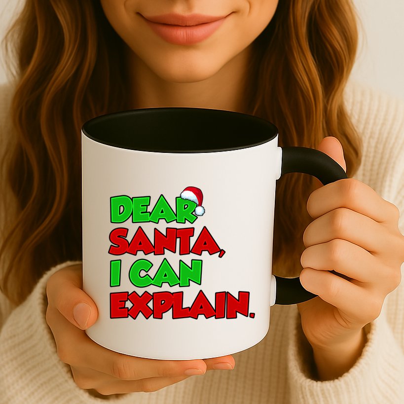 Christmas Dear Santa I Can Explain Mug