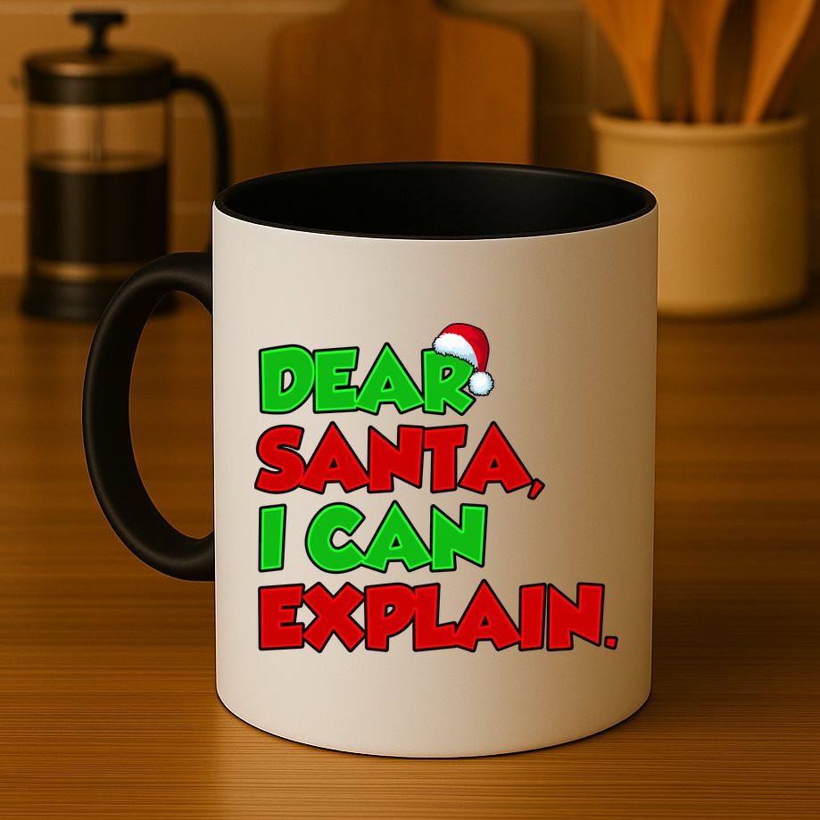 Christmas Dear Santa I Can Explain Mug