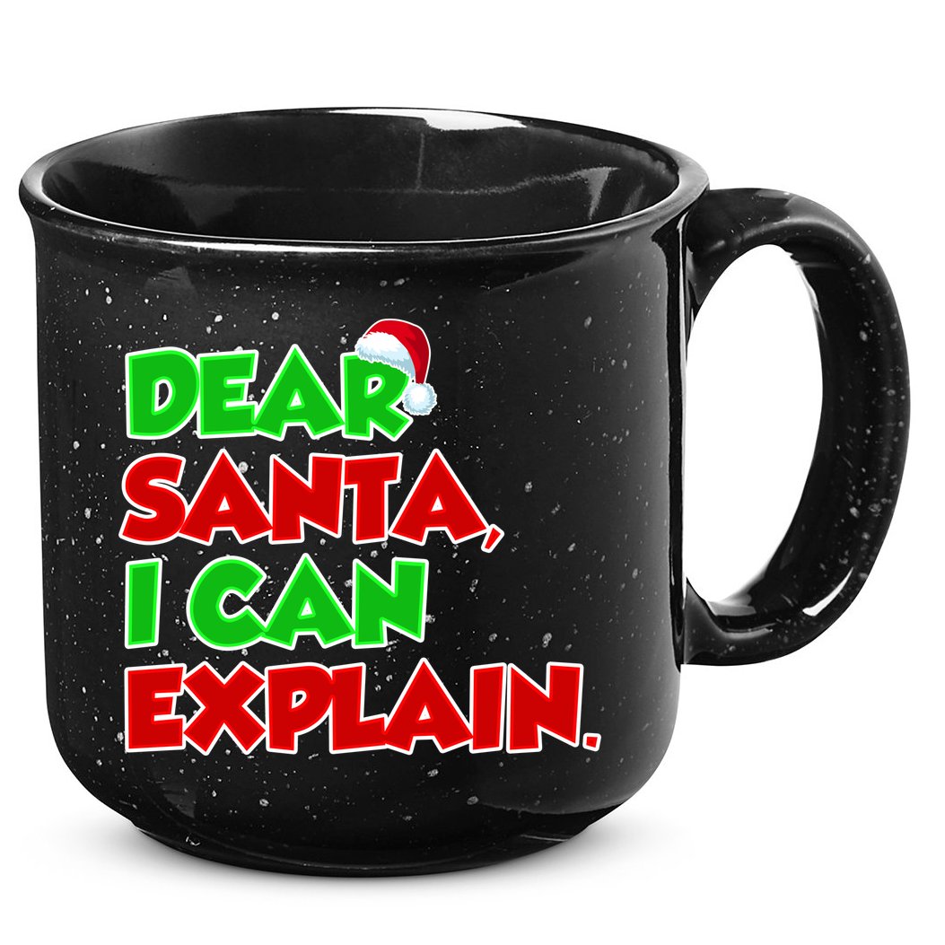 Christmas Dear Santa I Can Explain 15oz Campfire Ceramic Mug