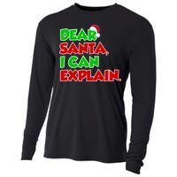 Christmas Dear Santa I Can Explain Cooling Performance Long Sleeve Crew