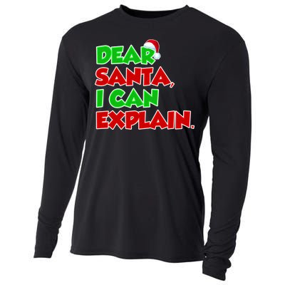 Christmas Dear Santa I Can Explain Cooling Performance Long Sleeve Crew