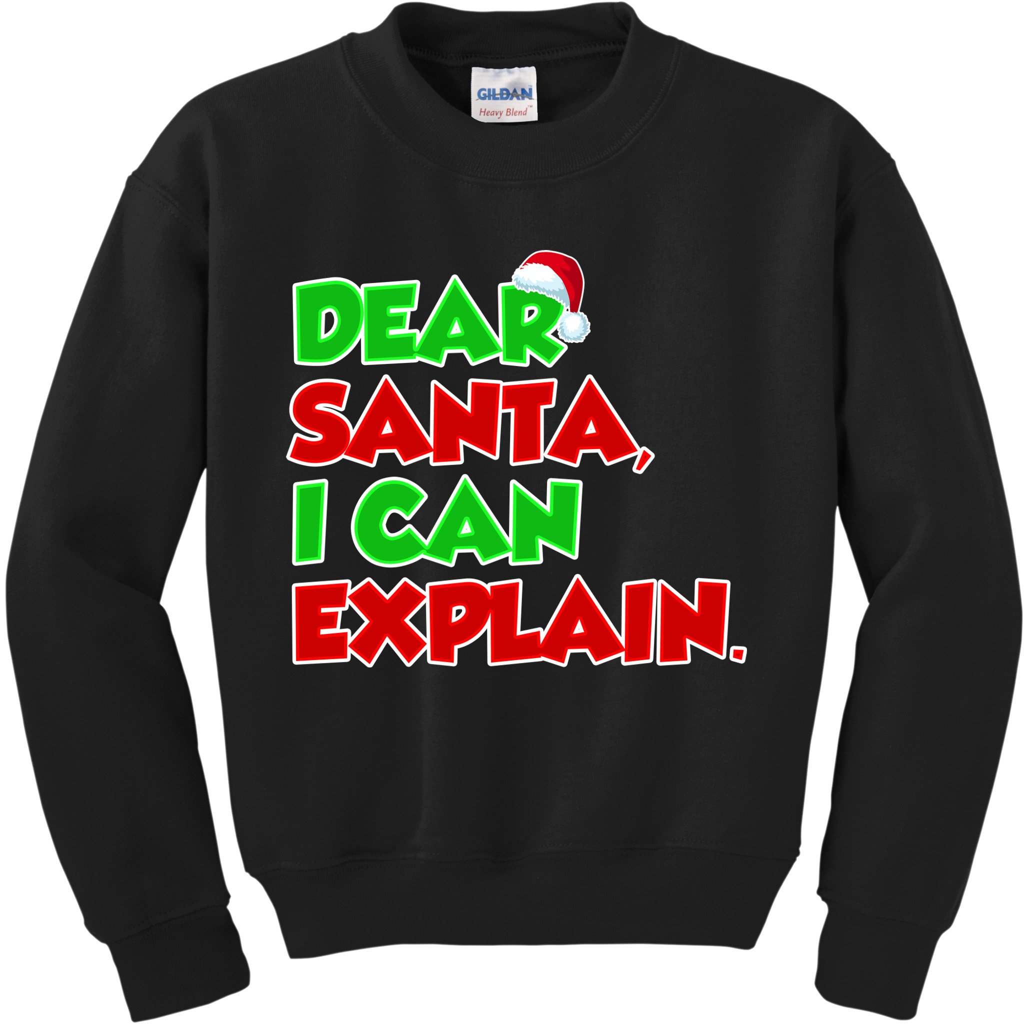 Christmas Dear Santa I Can Explain Kids Sweatshirt
