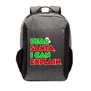 Christmas Dear Santa I Can Explain Vector Backpack