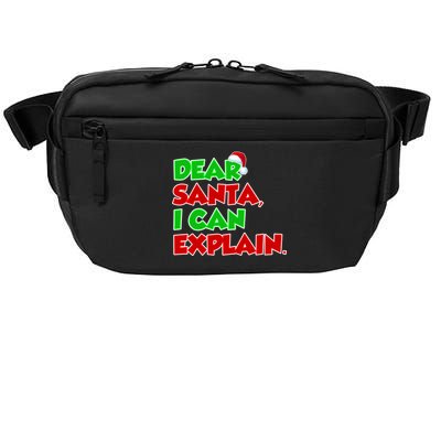 Christmas Dear Santa I Can Explain Crossbody Pack