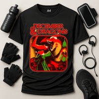 Christmas December & Dragons Cooling Performance Crew T-Shirt