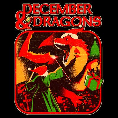 Christmas December & Dragons T-Shirt