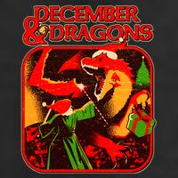 Christmas December & Dragons Adult Drive Performance Visor