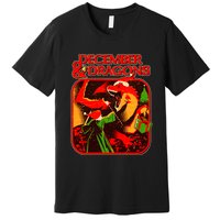 Christmas December & Dragons Premium T-Shirt