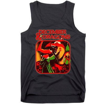 Christmas December & Dragons Tank Top