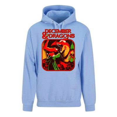 Christmas December & Dragons Unisex Surf Hoodie