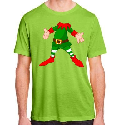 Christmas Elf Big Head Suit Adult ChromaSoft Performance T-Shirt