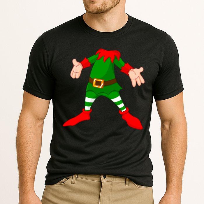 Christmas Elf Big Head Suit Cooling Performance Crew T-Shirt