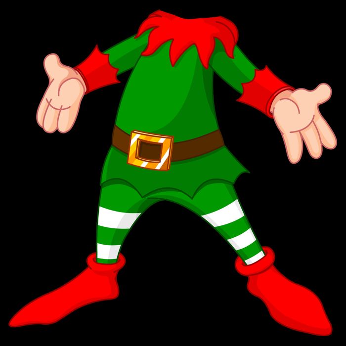Christmas Elf Big Head Suit Cooling Performance Crew T-Shirt