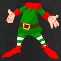 Christmas Elf Big Head Suit 11oz C Handle Ceramic Mug