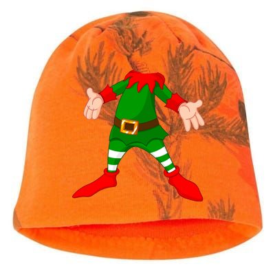 Christmas Elf Big Head Suit Kati - Camo Knit Beanie