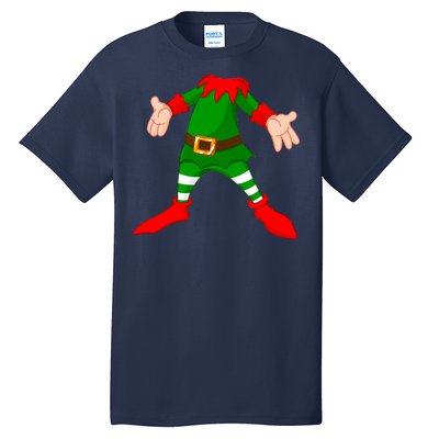 Christmas Elf Big Head Suit Tall T-Shirt