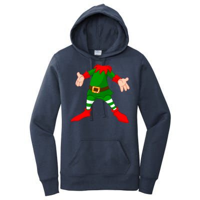 Christmas Elf Big Head Suit Women's Pullover Hoodie