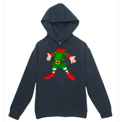 Christmas Elf Big Head Suit Urban Pullover Hoodie