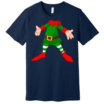 Christmas Elf Big Head Suit Premium T-Shirt