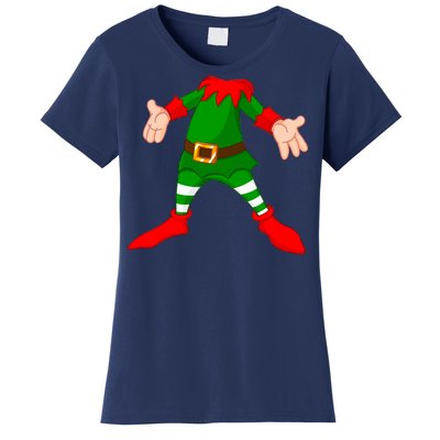 Christmas Elf Big Head Suit Women's T-Shirt