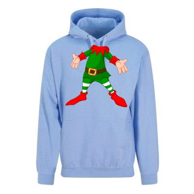 Christmas Elf Big Head Suit Unisex Surf Hoodie