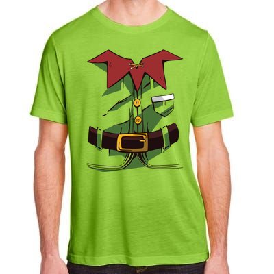 Christmas Elf Costume Funny Adult ChromaSoft Performance T-Shirt