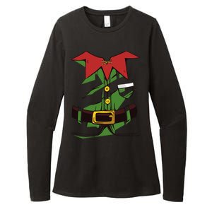 Christmas Elf Costume Funny Womens CVC Long Sleeve Shirt