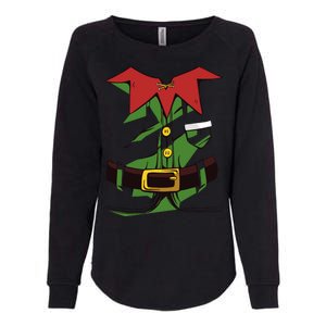 Christmas Elf Costume Funny Womens California Wash Sweatshirt