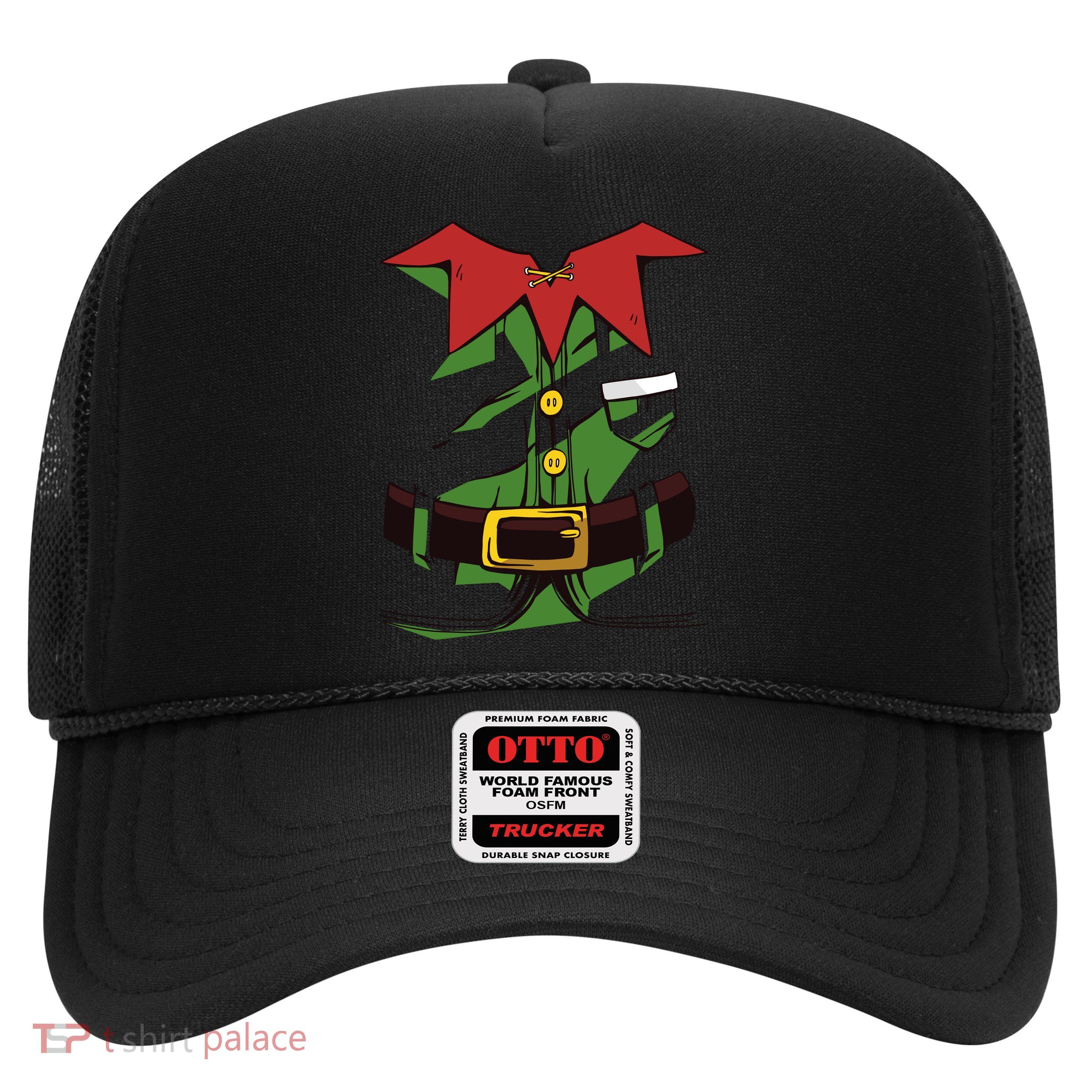 Christmas Elf Costume Funny Trucker Hat