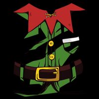 Christmas Elf Costume Funny Visor