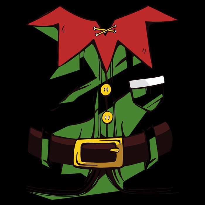 Christmas Elf Costume Funny Visor