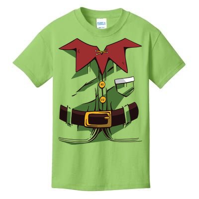 Christmas Elf Costume Funny Kids T-Shirt