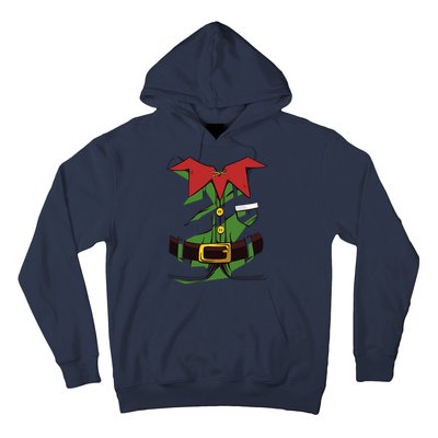 Christmas Elf Costume Funny Hoodie