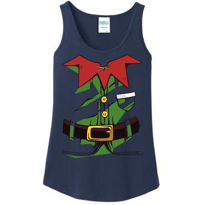 Christmas Elf Costume Funny Ladies Essential Tank