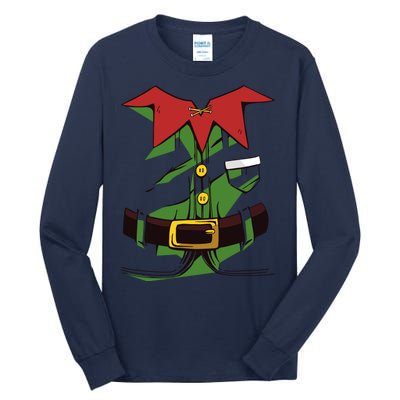 Christmas Elf Costume Funny Tall Long Sleeve T-Shirt