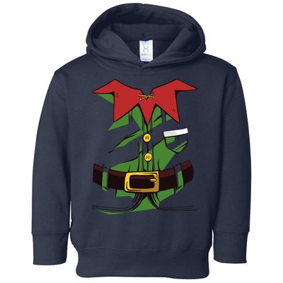 Christmas Elf Costume Funny Toddler Hoodie