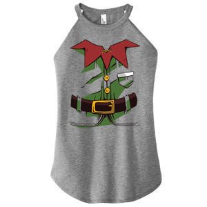 Christmas Elf Costume Funny Women's Perfect Tri Rocker Tank