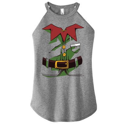 Christmas Elf Costume Funny Women's Perfect Tri Rocker Tank