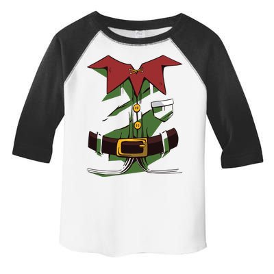 Christmas Elf Costume Funny Toddler Fine Jersey T-Shirt