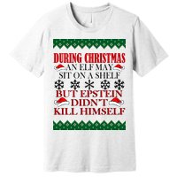 Christmas Elf May Sit On A Shelf But Epstein Didn't Kill Himself Premium T-Shirt