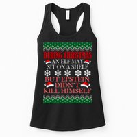 Christmas Elf May Sit On A Shelf But Epstein Didn't Kill Himself Womens Tank Top