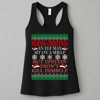 Christmas Elf May Sit On A Shelf But Epstein Didn't Kill Himself Womens Tank Top