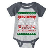 Christmas Elf May Sit On A Shelf But Epstein Didn't Kill Himself Infant Baby Jersey Bodysuit